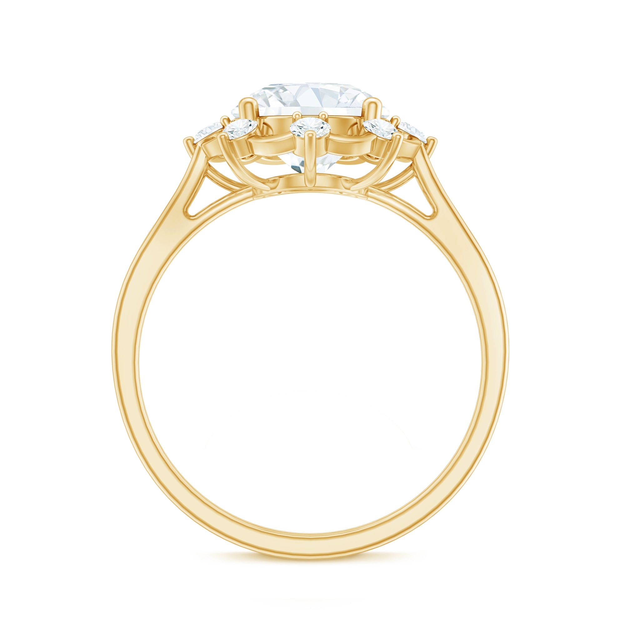 2 Carat Lab Grown Diamond Statement Engagement Ring