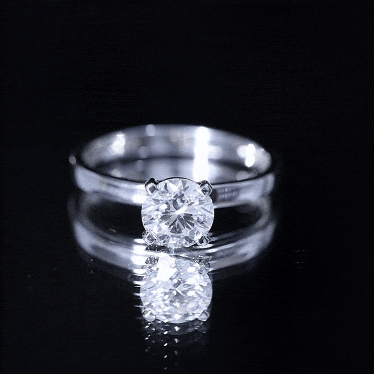 Lab Grown Diamond 1 Carat Engagement Ring For Women