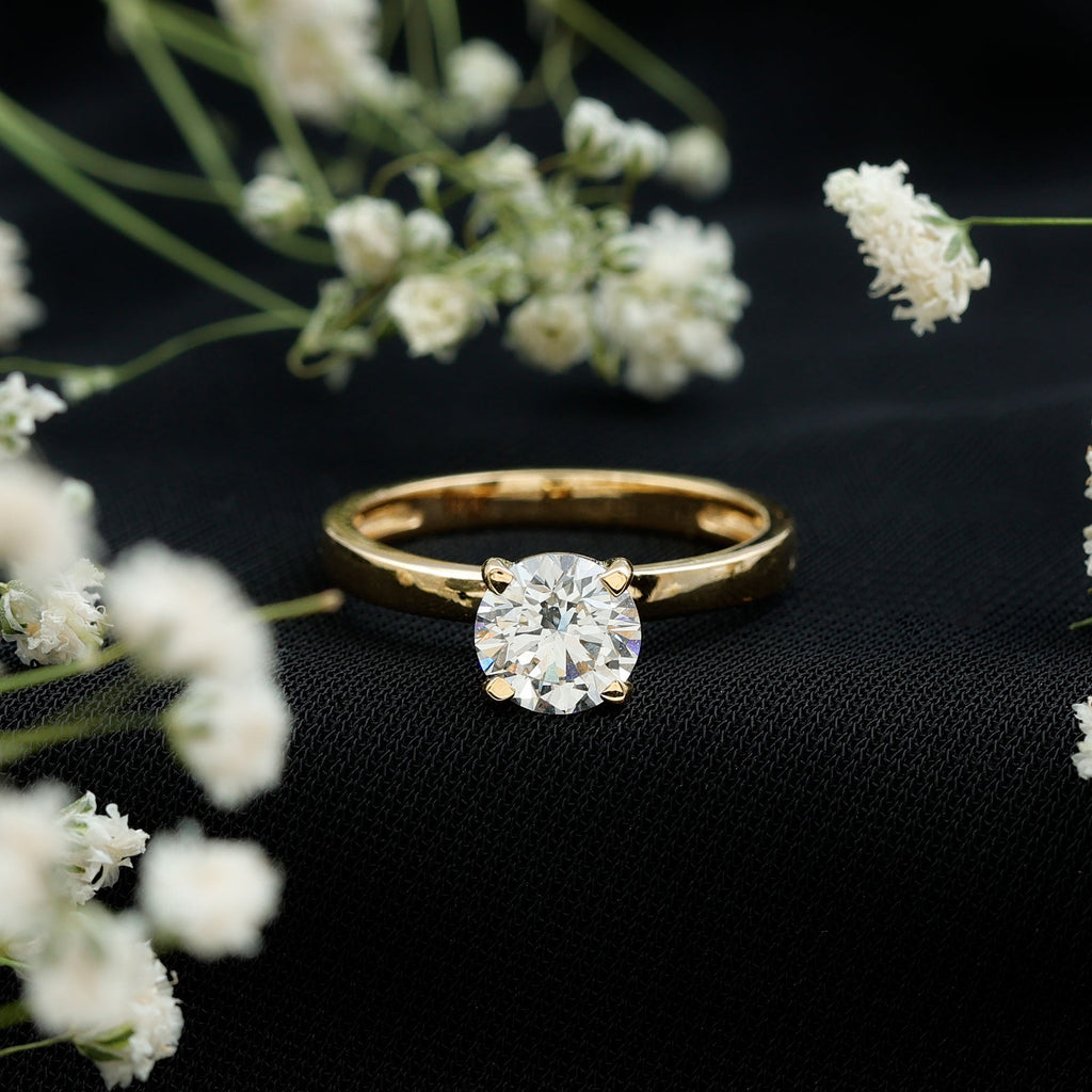 Lab Grown Diamond 1 Carat Engagement Ring For Women
