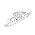 Certified 0.8 Carat Lab Grown Diamond Solitaire Promise Ring