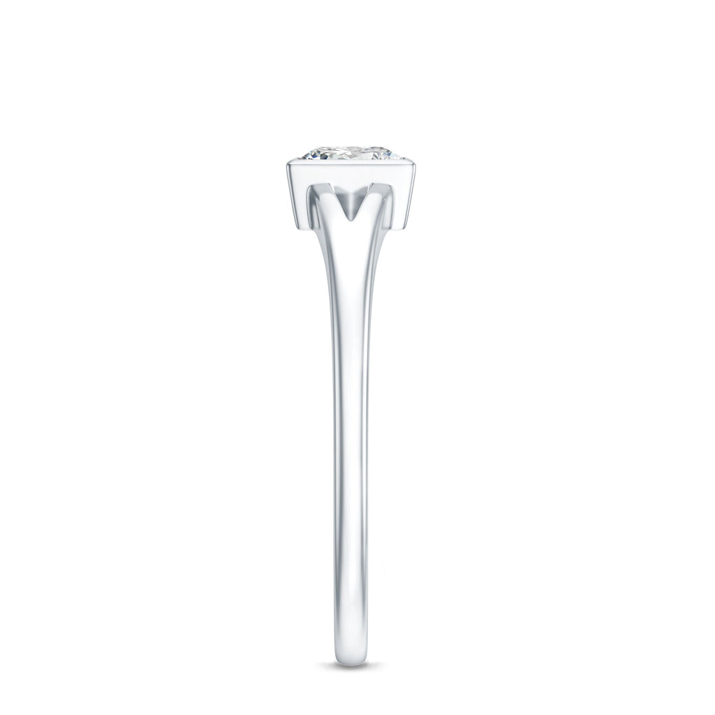 Certified 0.8 Carat Lab Grown Diamond Solitaire Promise Ring