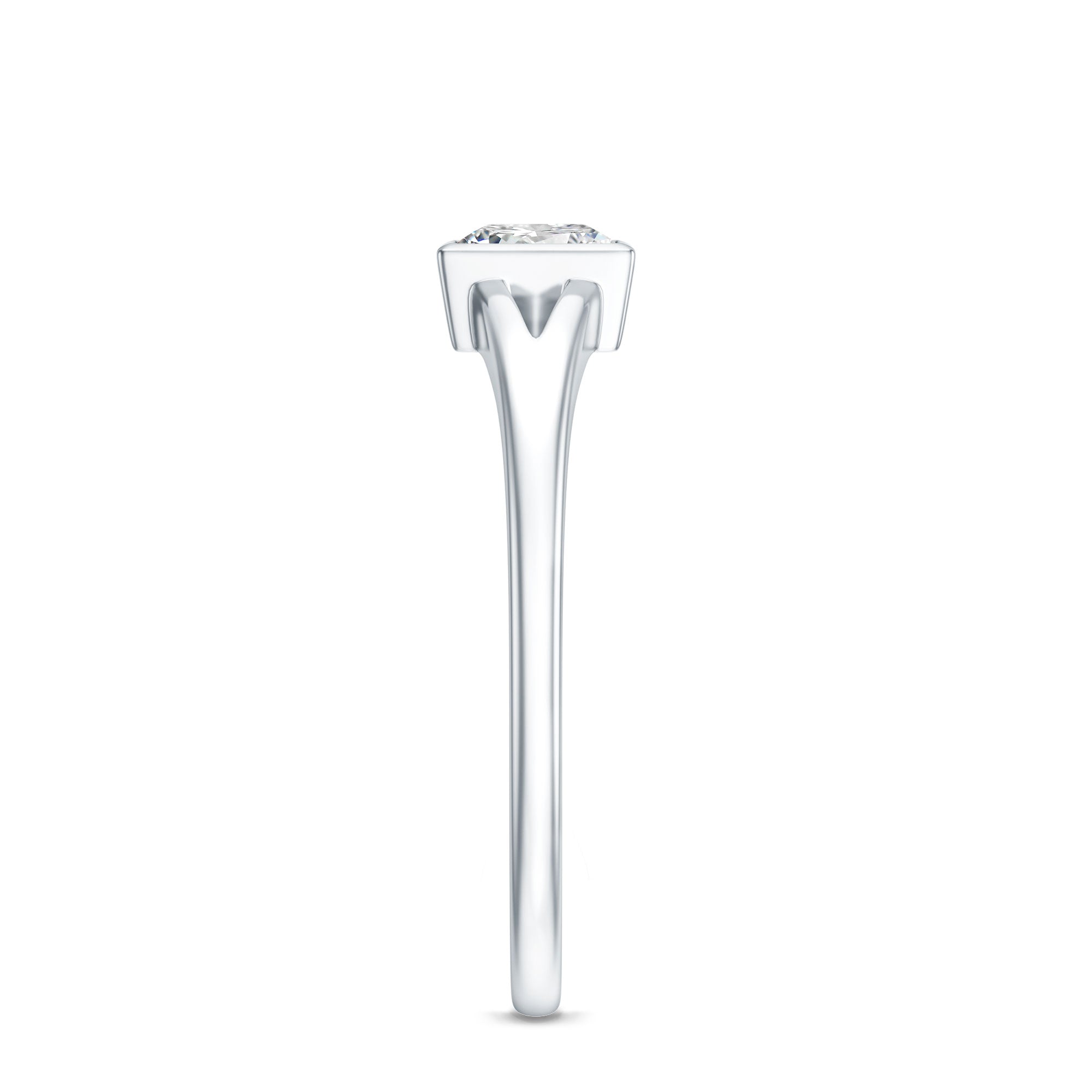 Certified 0.8 Carat Lab Grown Diamond Solitaire Promise Ring