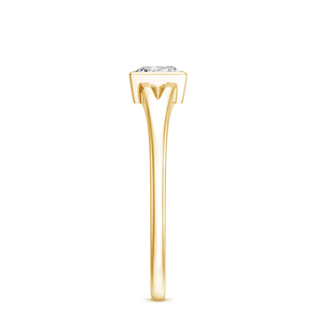 Certified 0.8 Carat Lab Grown Diamond Solitaire Promise Ring