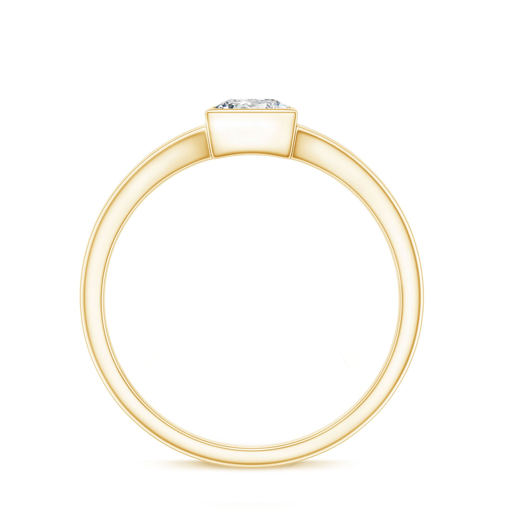 Certified 0.8 Carat Lab Grown Diamond Solitaire Promise Ring