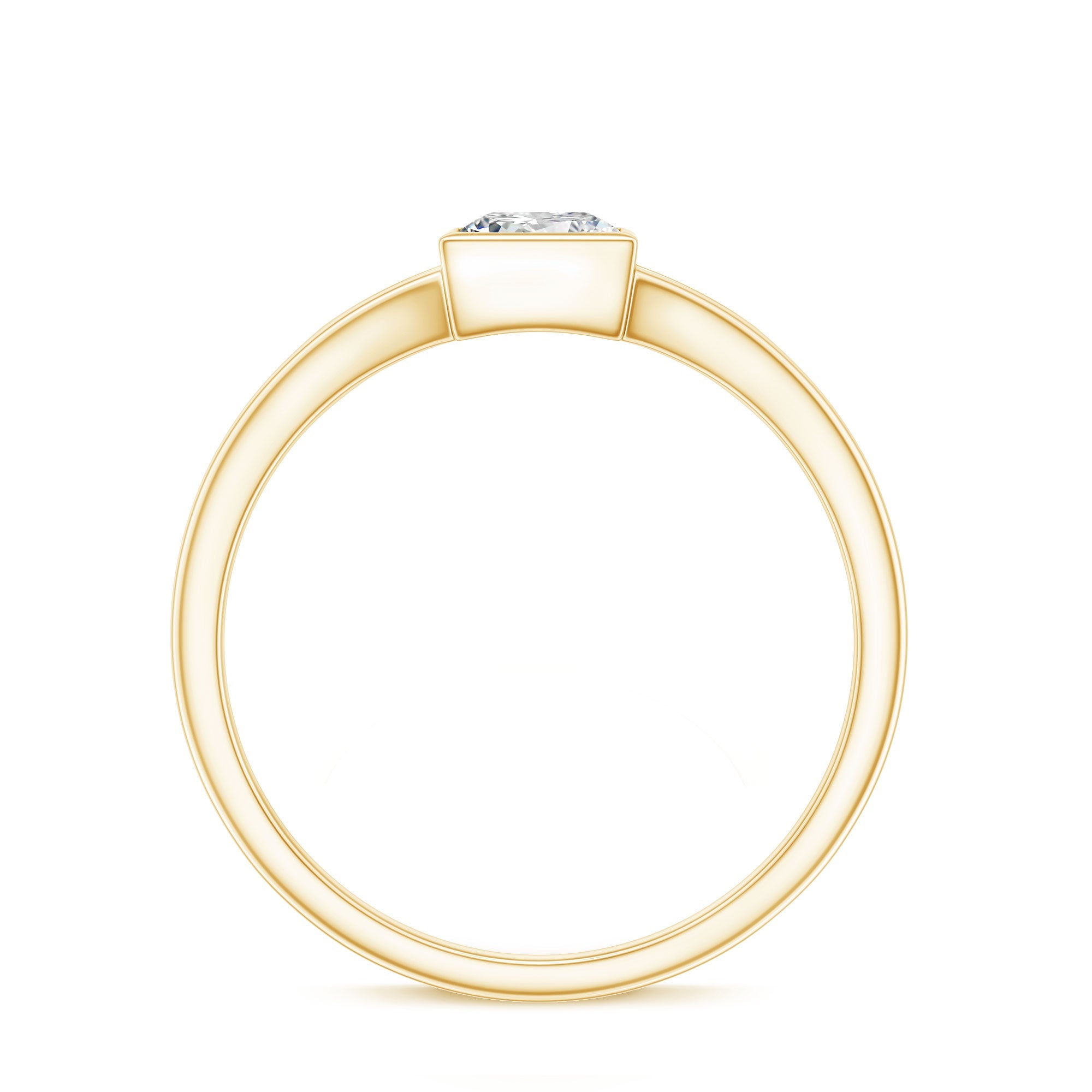 Certified 0.8 Carat Lab Grown Diamond Solitaire Promise Ring