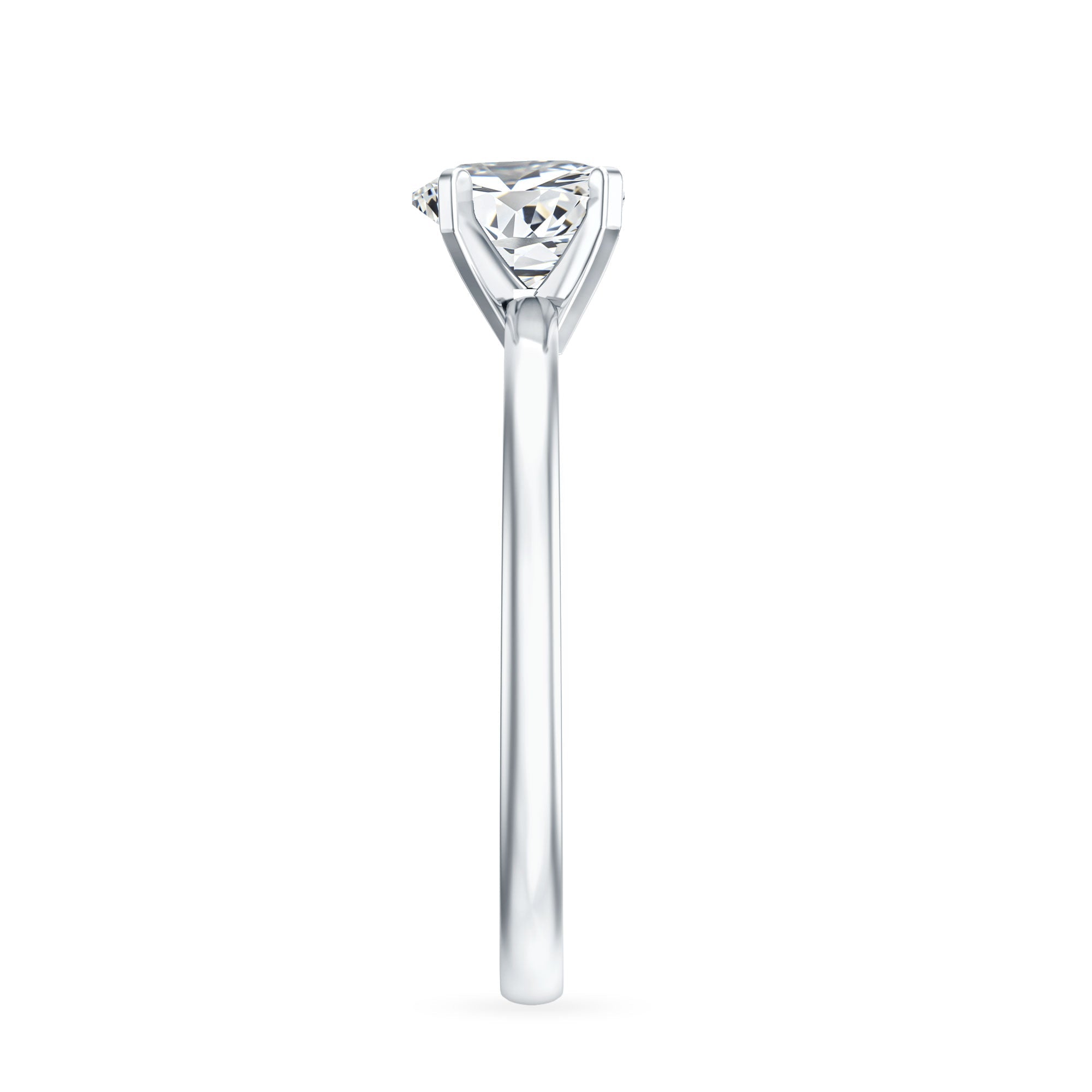 Certified 1.2 Carat Lab Grown Diamond Heart Engagement Ring