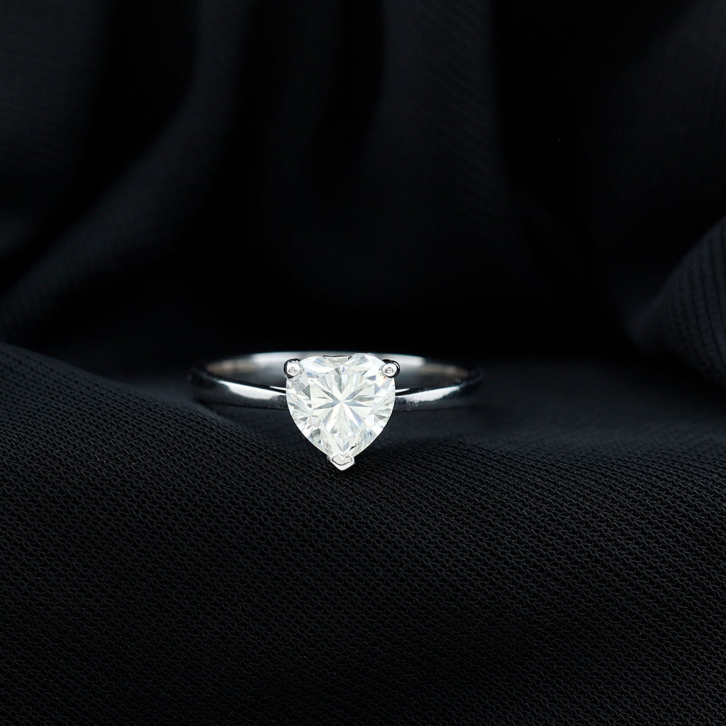 1.2 Carat Diamond Heart Ring For Women