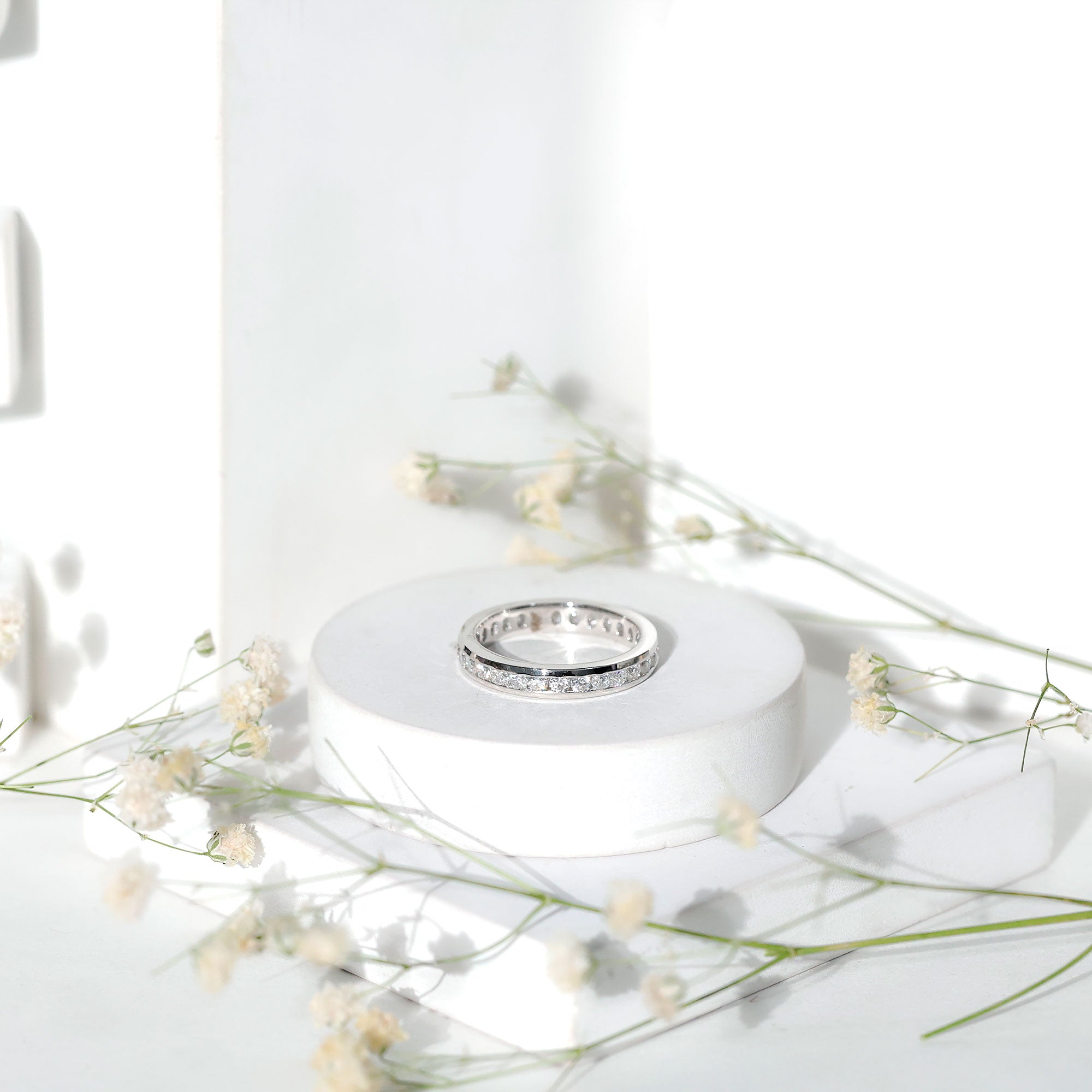 Lab Grown Diamond Wedding Eternity Band For Women
