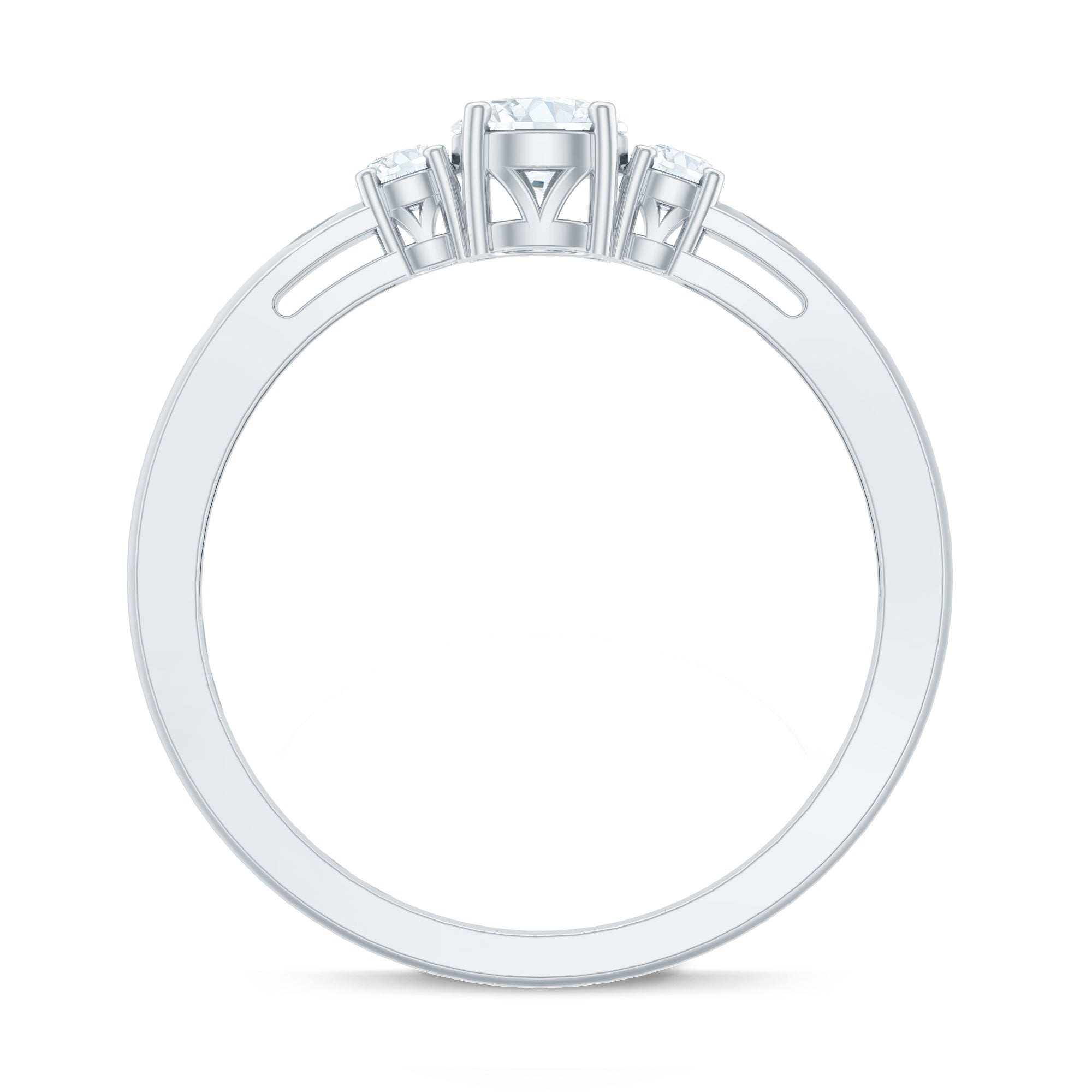 Certified Lab Created Diamond Promise Commitment Ring for Her