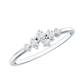 Certified Lab Created Diamond Wedding Anniversary Ring