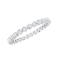 Moissanite Eternity Ring – Full Eternity Band With Round Cut Stones | Classic Circular Band
