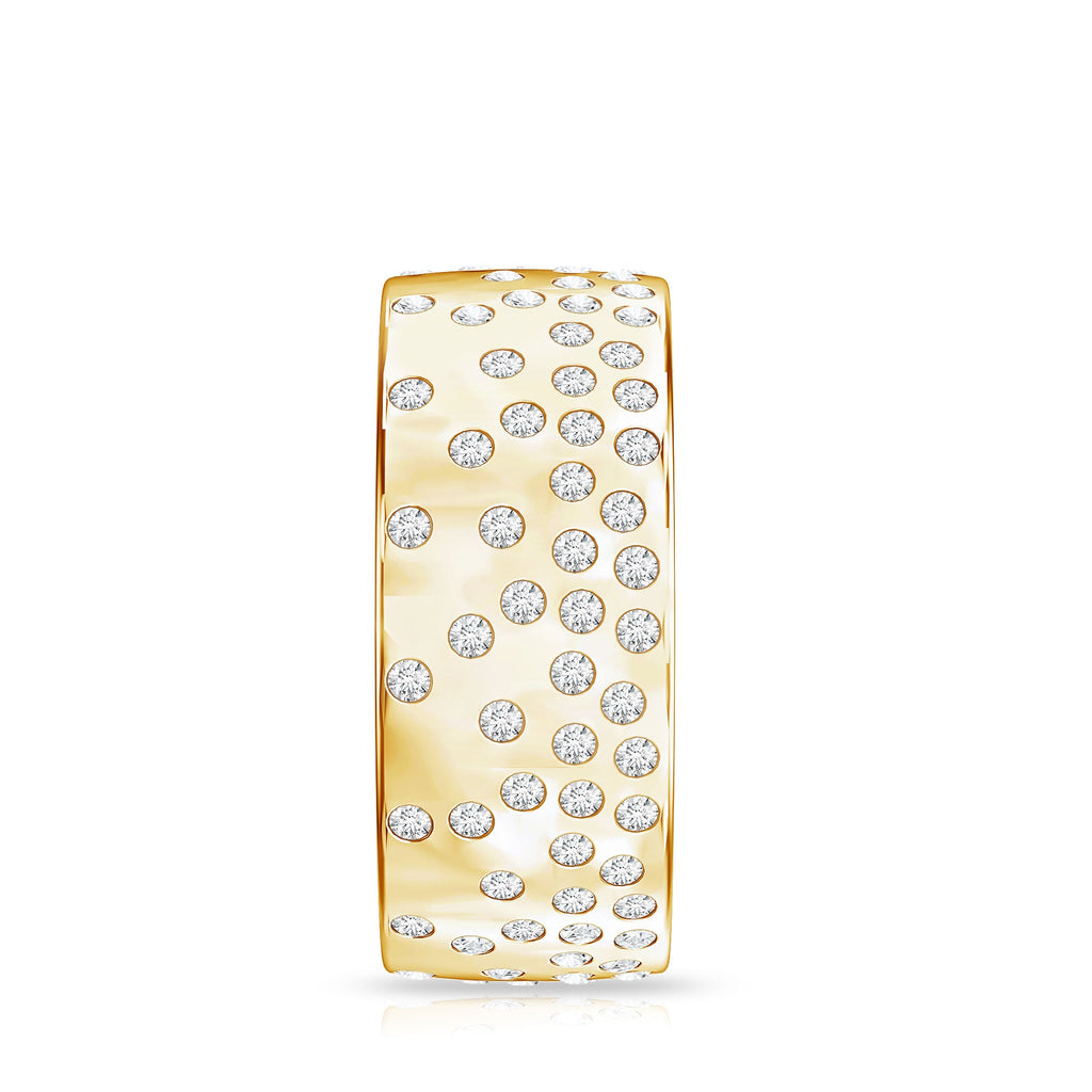 Certified Lab Grown Diamond Wedding Band in Flush Setting