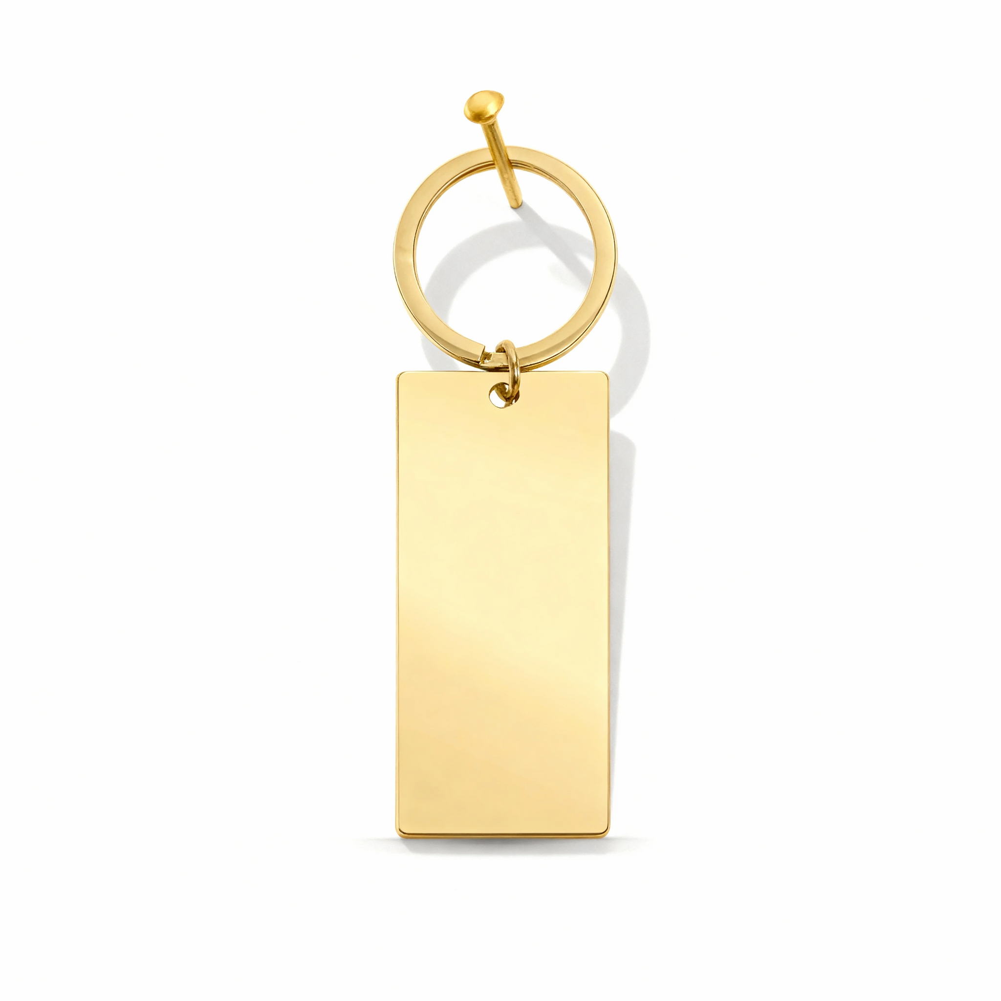 Stainless Steel Keychain Pendant – Polished Metal Pendant | Engraving Stamping Blank