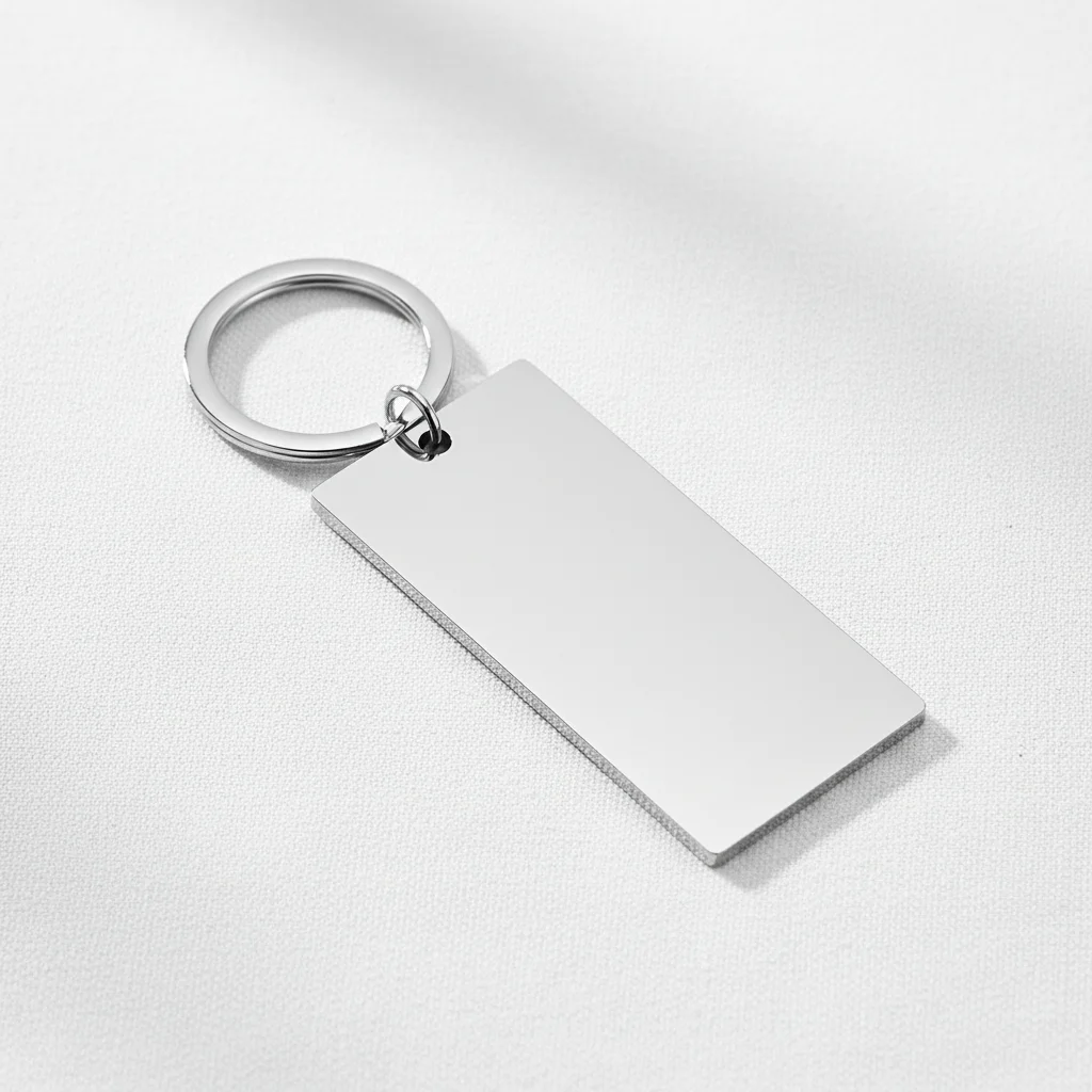 Stainless Steel Keychain Pendant – Polished Metal Pendant | Engraving Stamping Blank