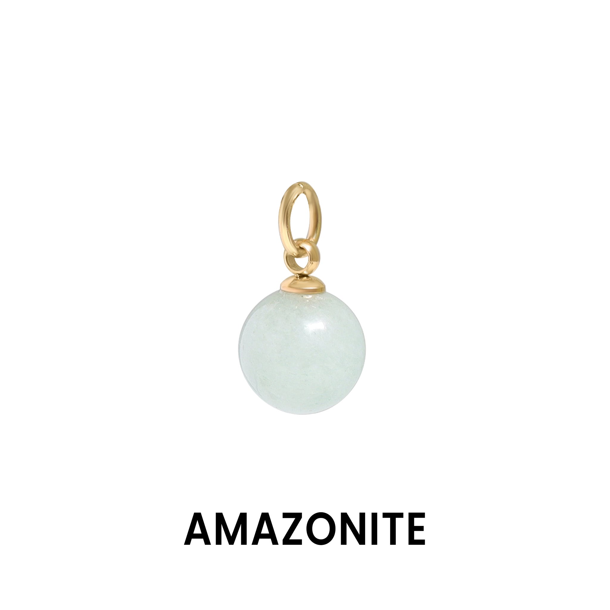 Semi Precious Stone Charms – 8mm Natural Stone Beads | Gold PVD Hardware