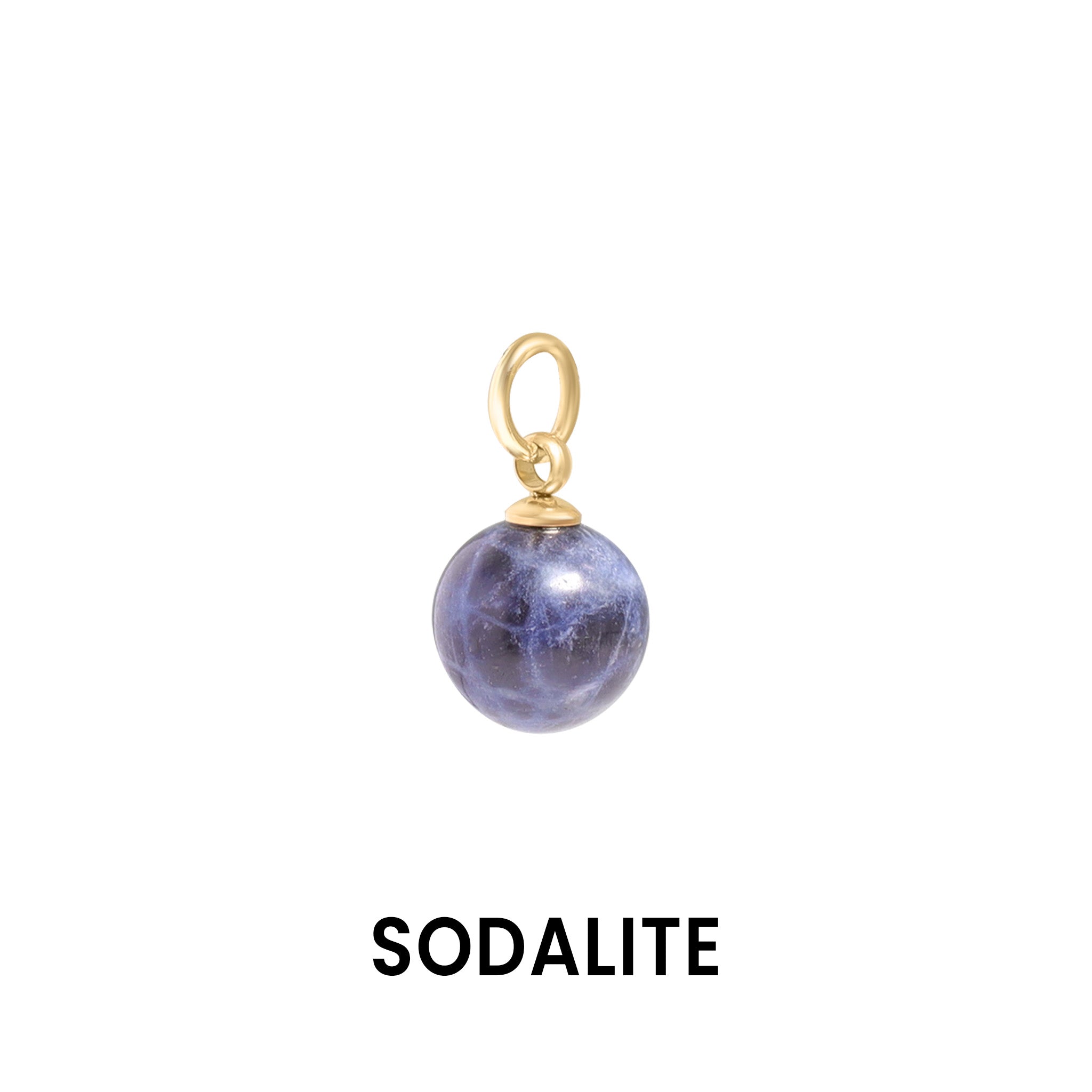 Semi Precious Stone Charms – 8mm Natural Stone Beads | Gold PVD Hardware