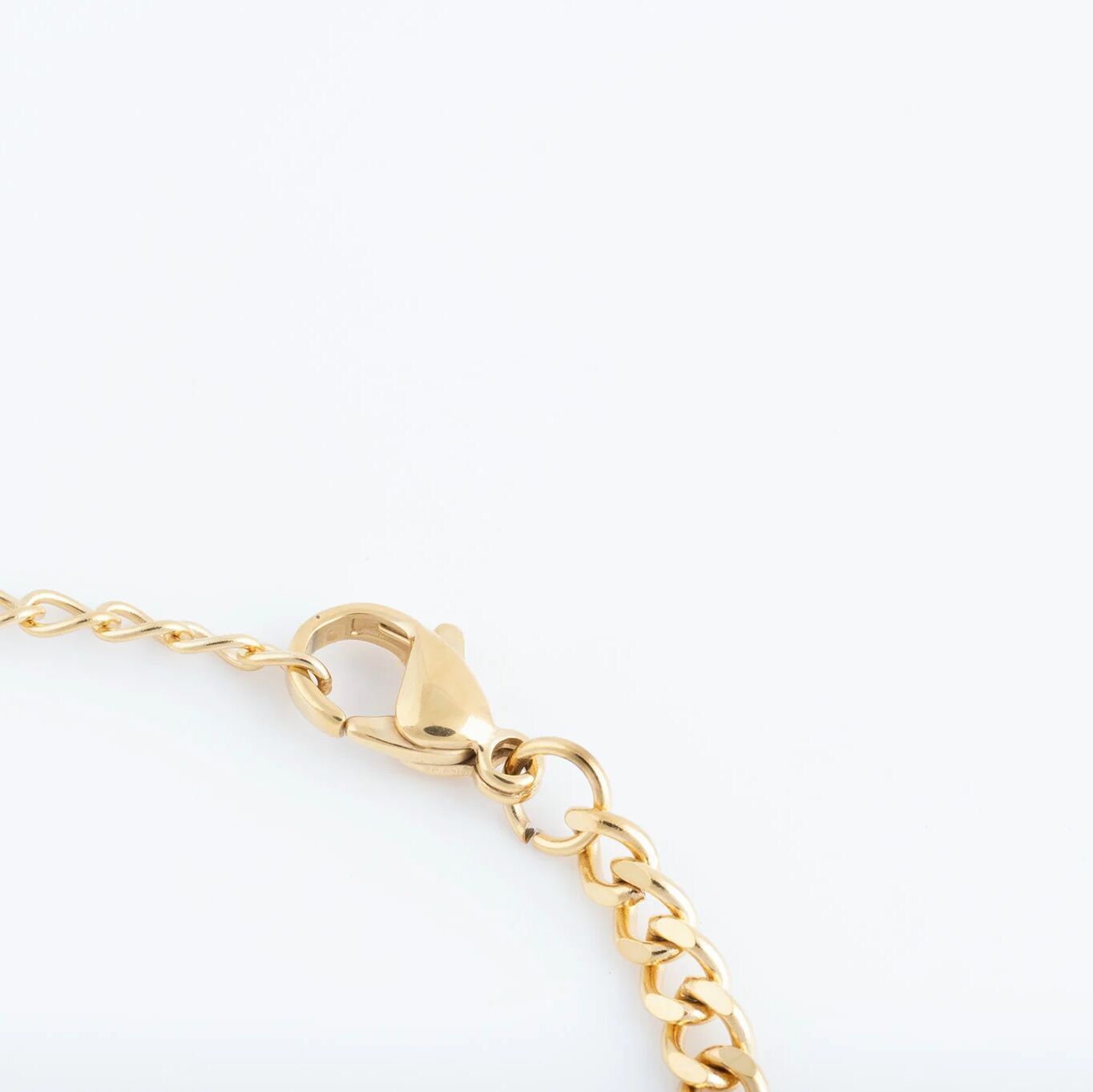 Wholesale jewelry 14K Gold Filled Plus™ Engravable Curb Chain Bar Bracelet - clasp