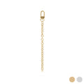 18K Gold Charm Keychain - Stainless Steel DIY Charm Holder with Gold PVD Coating