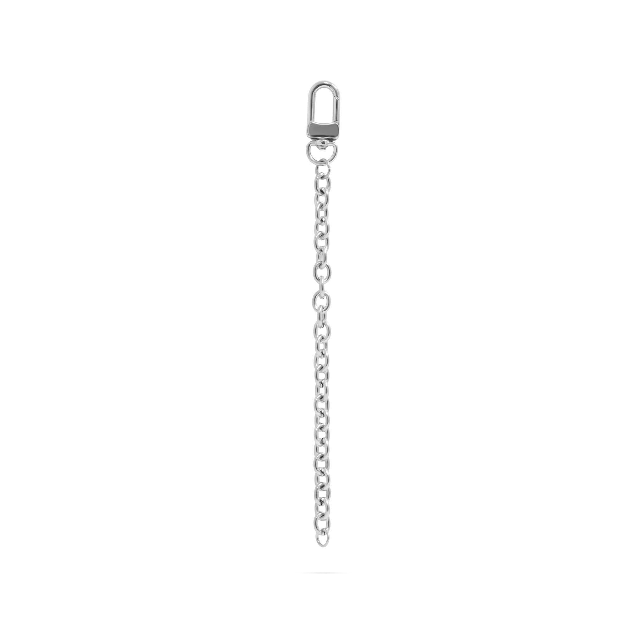 18K Gold Charm Keychain - Stainless Steel DIY Charm Holder with Gold PVD Coating