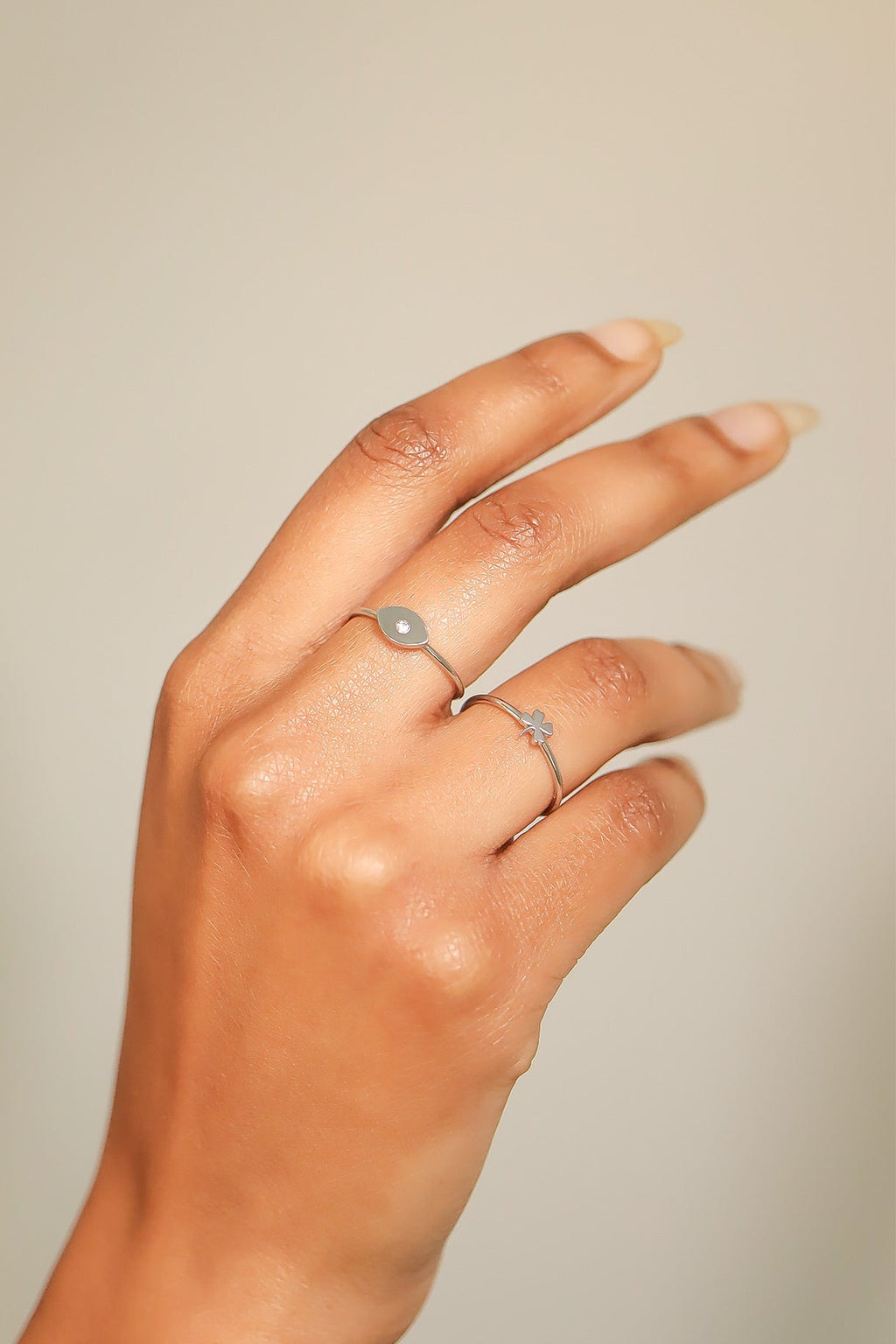 Four Leaf Clover Ring – 18K Gold PVD Stainless Steel | Hypoallergenic Waterproof Jewelry