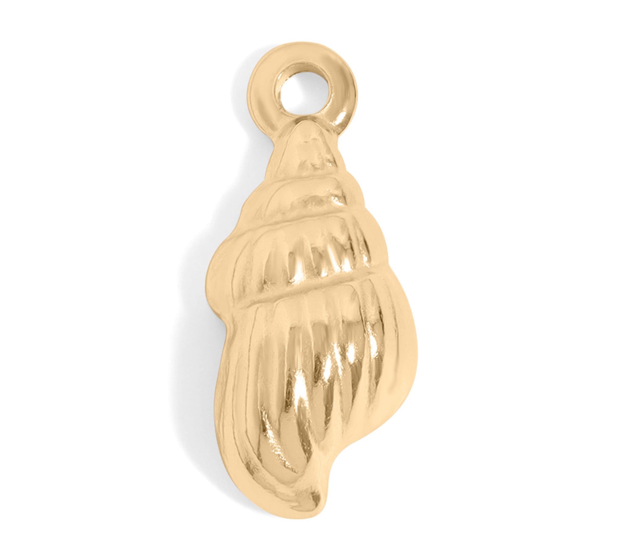 Seashell Charm – 18K Gold PVD Coated Stainless Steel Coastal Jewelry Accessory