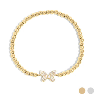 Boho Glam Gold Beaded Bracelet Collection