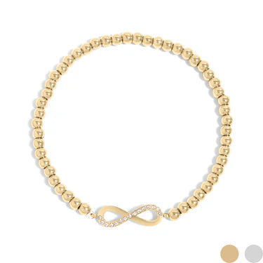Boho Glam Gold Beaded Bracelet Collection
