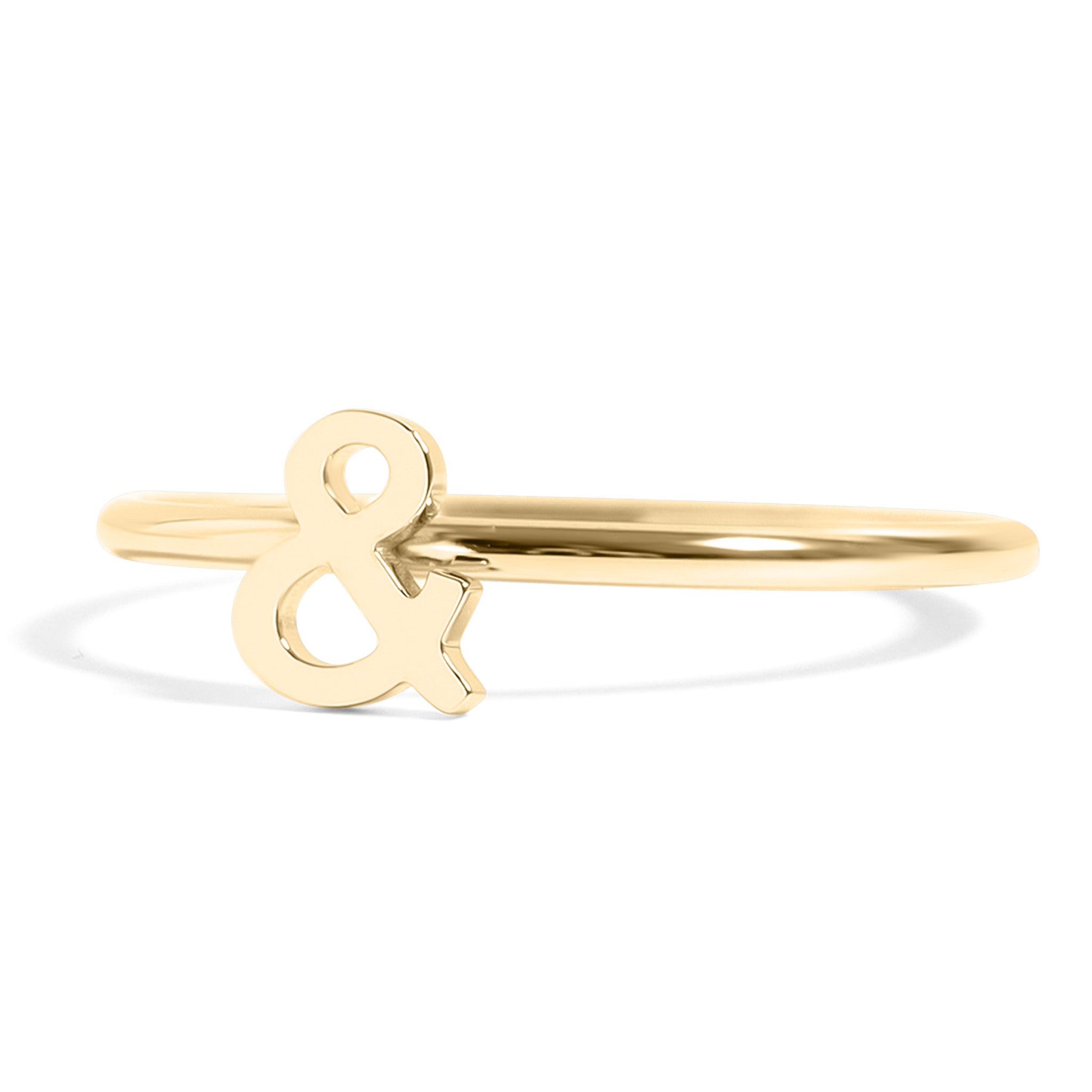 18K Gold Stacking Rings – Symbol Stainless Steel PVD Coated Jewelry Stack