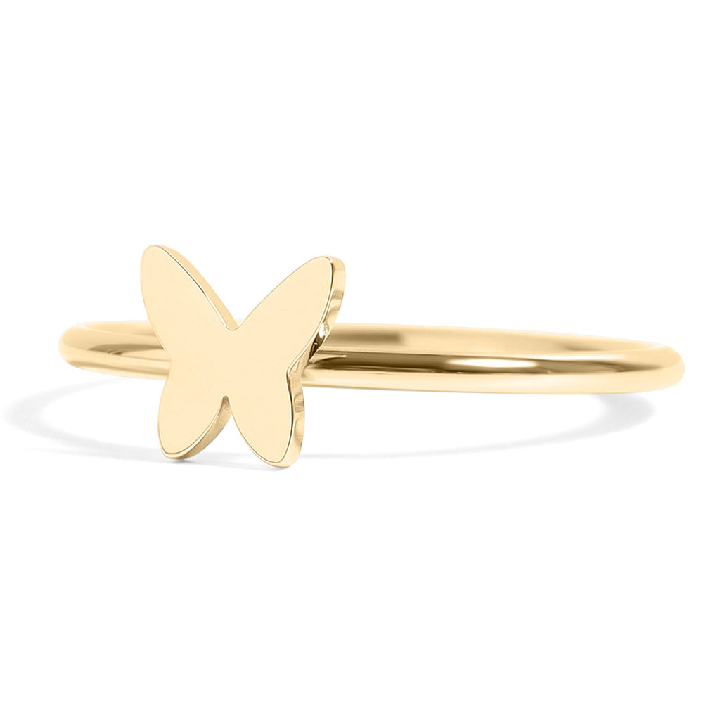 Symbol Stacking Ring Butterfly