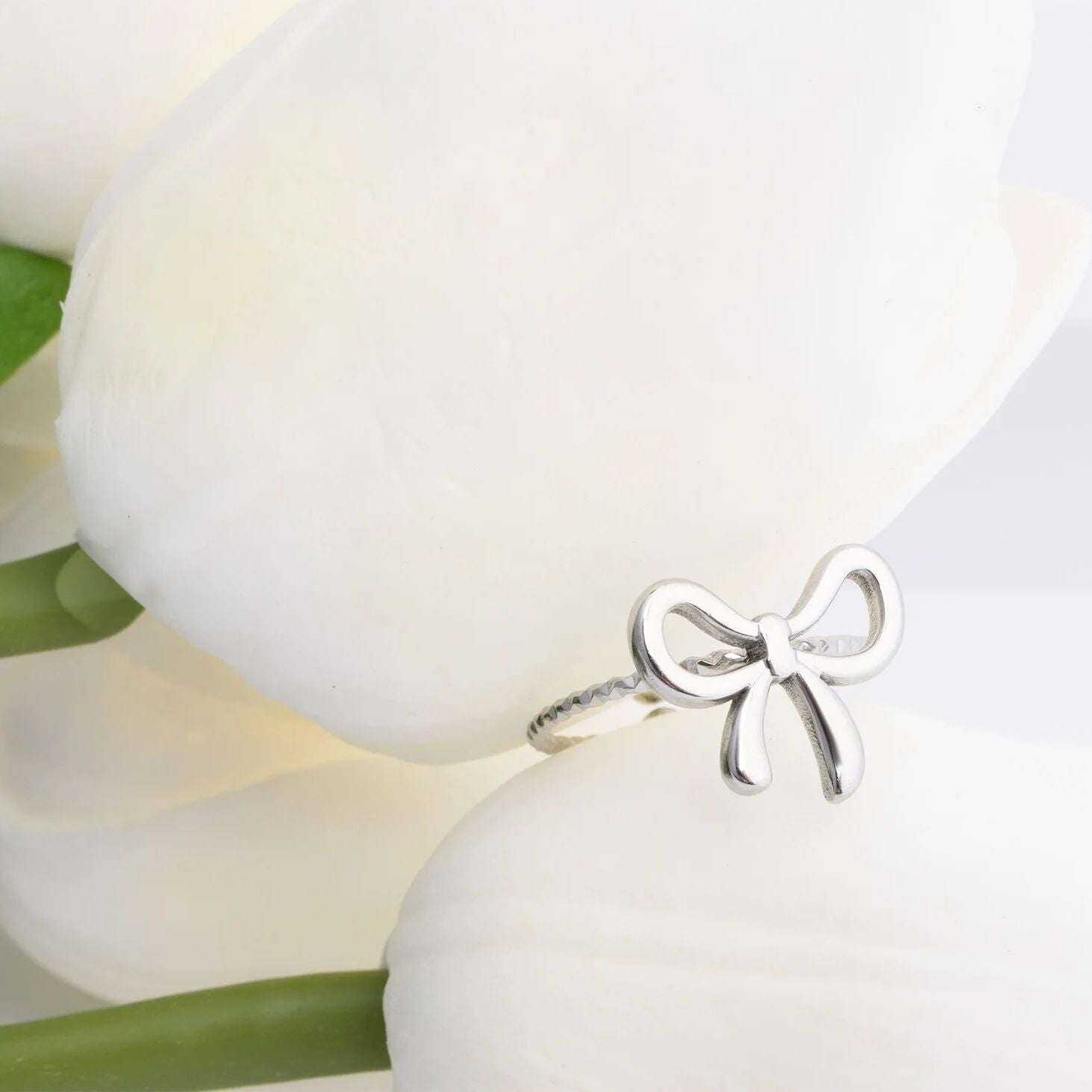 Adjustable Bow Ring – 18K Gold PVD Stainless Steel | Hypoallergenic, Scratch Resistant - Rings | Sunflower Soul Boutique