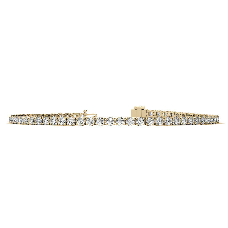 Lab Grown Diamond Bracelet – 3.5 Carat Tennis Bracelet | 14k Gold Eco Friendly Jewelry