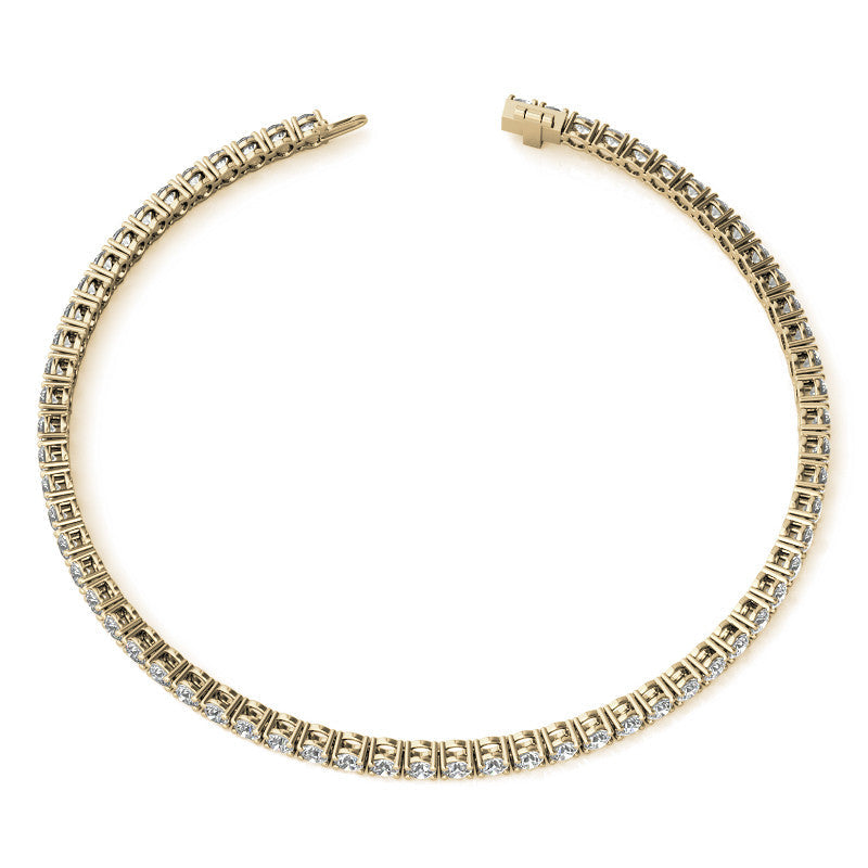 Lab Grown Diamond Bracelet – 3.5 Carat Tennis Bracelet | 14k Gold Eco Friendly Jewelry