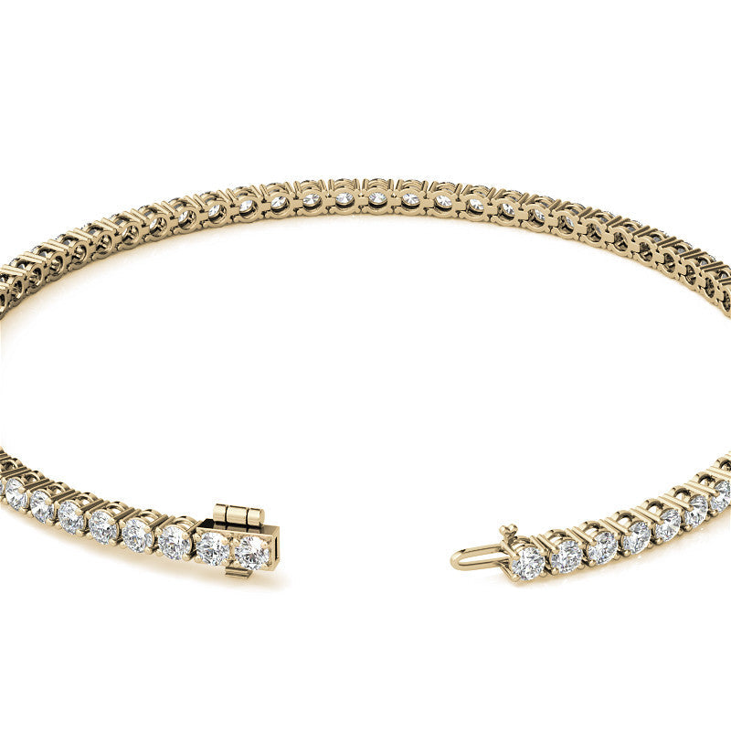 Lab Grown Diamond Bracelet – 3.5 Carat Tennis Bracelet | 14k Gold Eco Friendly Jewelry