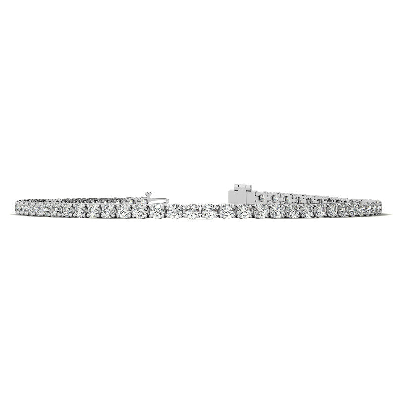 Lab Grown Diamond Bracelet – 3.5 Carat Tennis Bracelet | 14k Gold Eco Friendly Jewelry