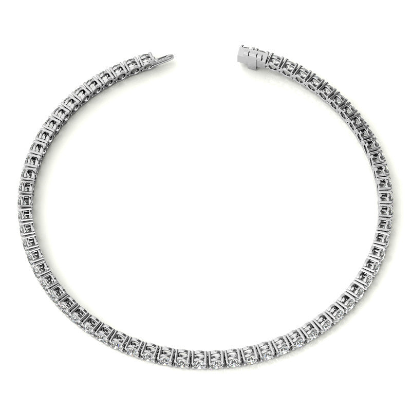 Lab Grown Diamond Bracelet – 3.5 Carat Tennis Bracelet | 14k Gold Eco Friendly Jewelry