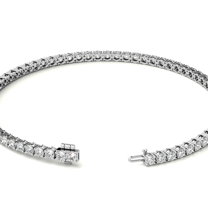 Lab Grown Diamond Bracelet – 3.5 Carat Tennis Bracelet | 14k Gold Eco Friendly Jewelry