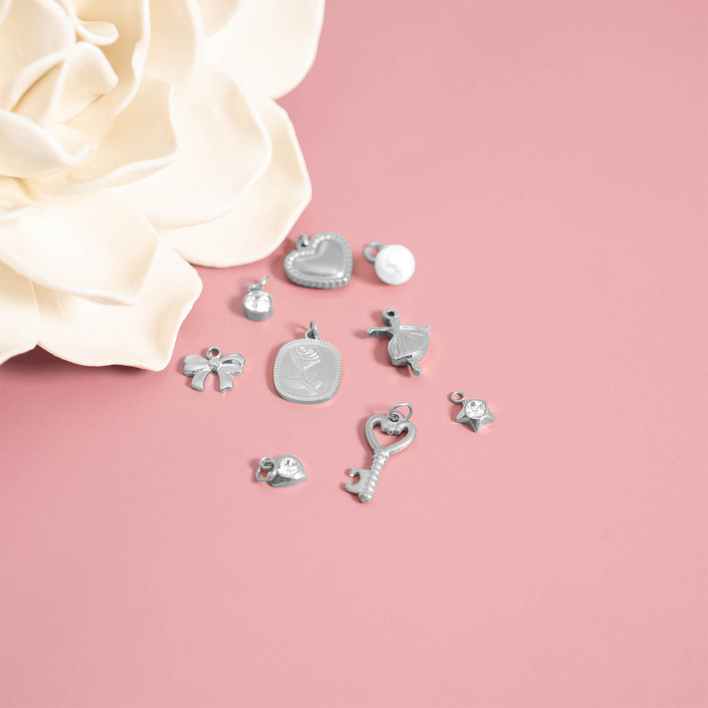 Ballerina Charm Set – 18K Gold PVD Coated Stainless Steel Dance Accessories - charm | Sunflower Soul Boutique