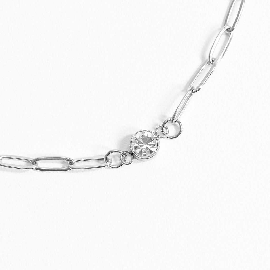 Birthstone Connector Charm – Stainless Steel Cubic Zirconia Jewelry Accent - Charms | Sunflower Soul Boutique