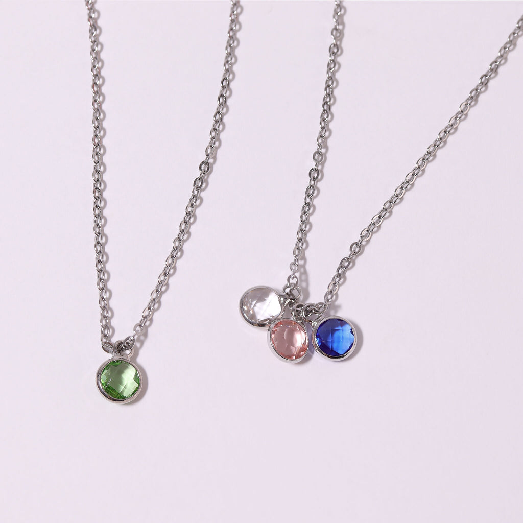 Birthstone CZ Charms – Durable Surgical Steel Jewelry With Sparkling Cubic Zirconia - charm | Sunflower Soul Boutique