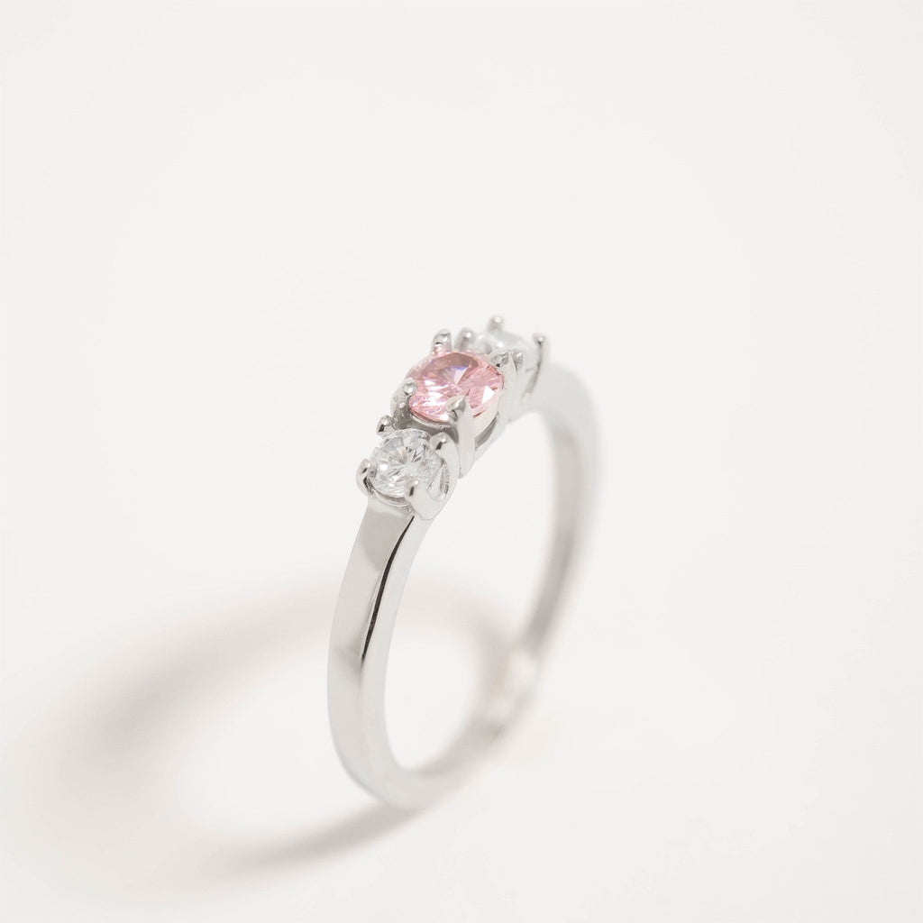 Birthstone Ring - Durable 316L Stainless Steel Band with CZ Accent for Women - Ring | Sunflower Soul Boutique