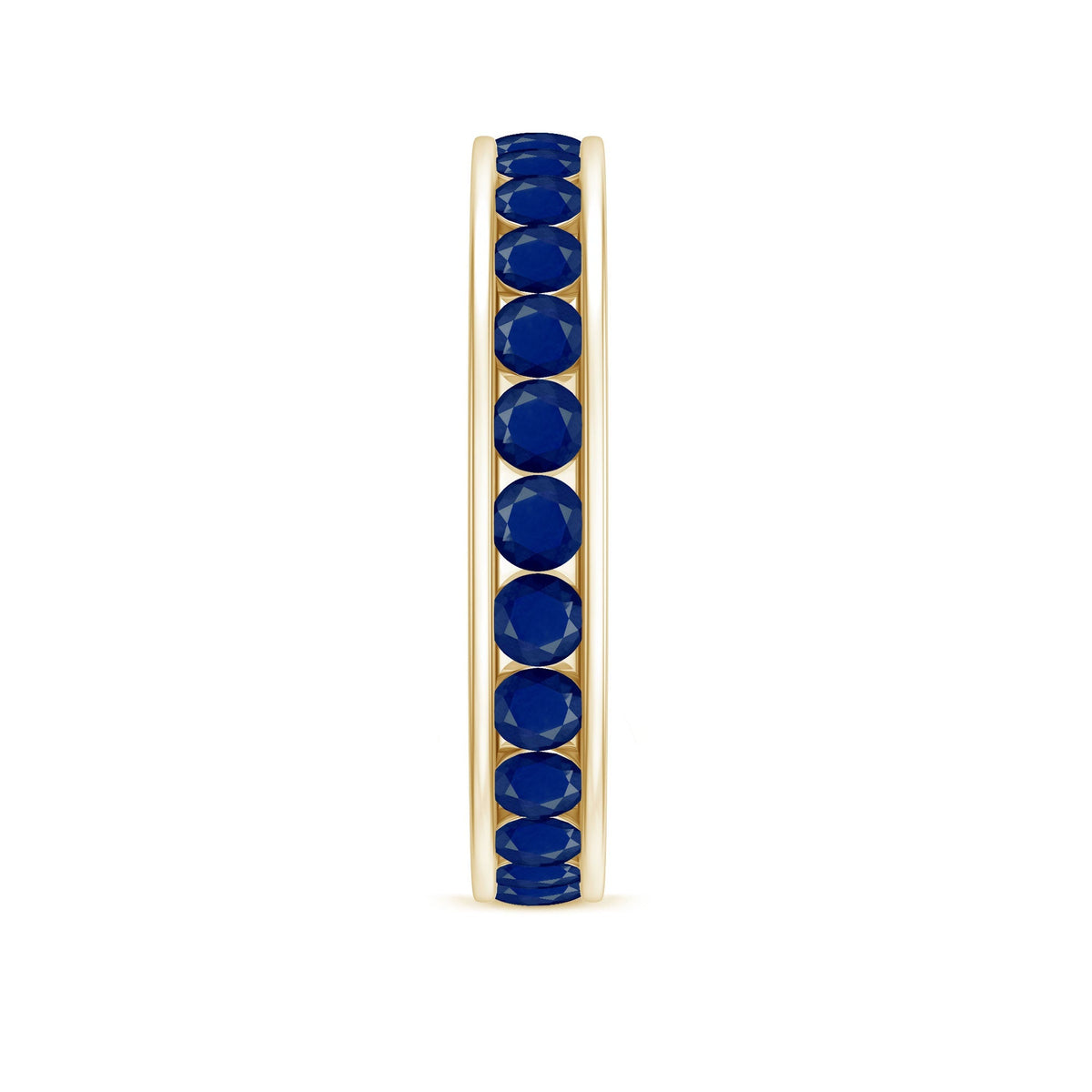Blue Sapphire Eternity Ring, Full Eternity Band For Women