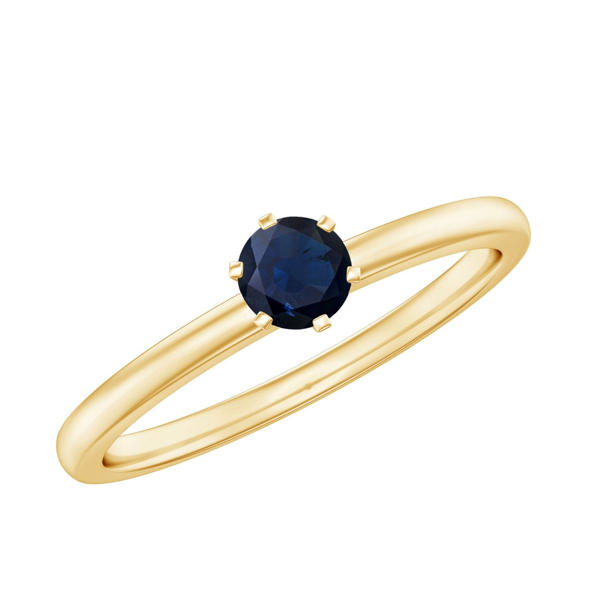 Blue Sapphire Ring, September Birthstone Ring For Women