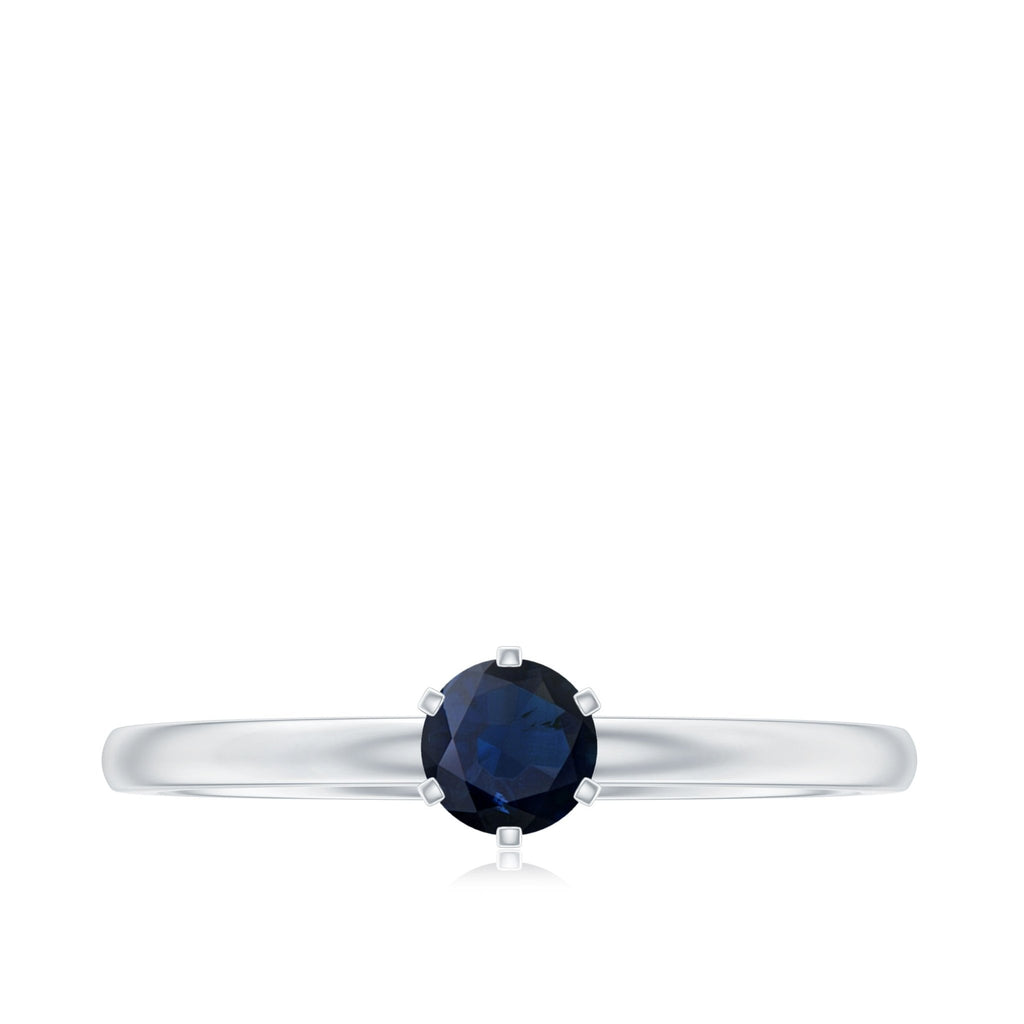 Blue Sapphire Ring, September Birthstone Ring For Women