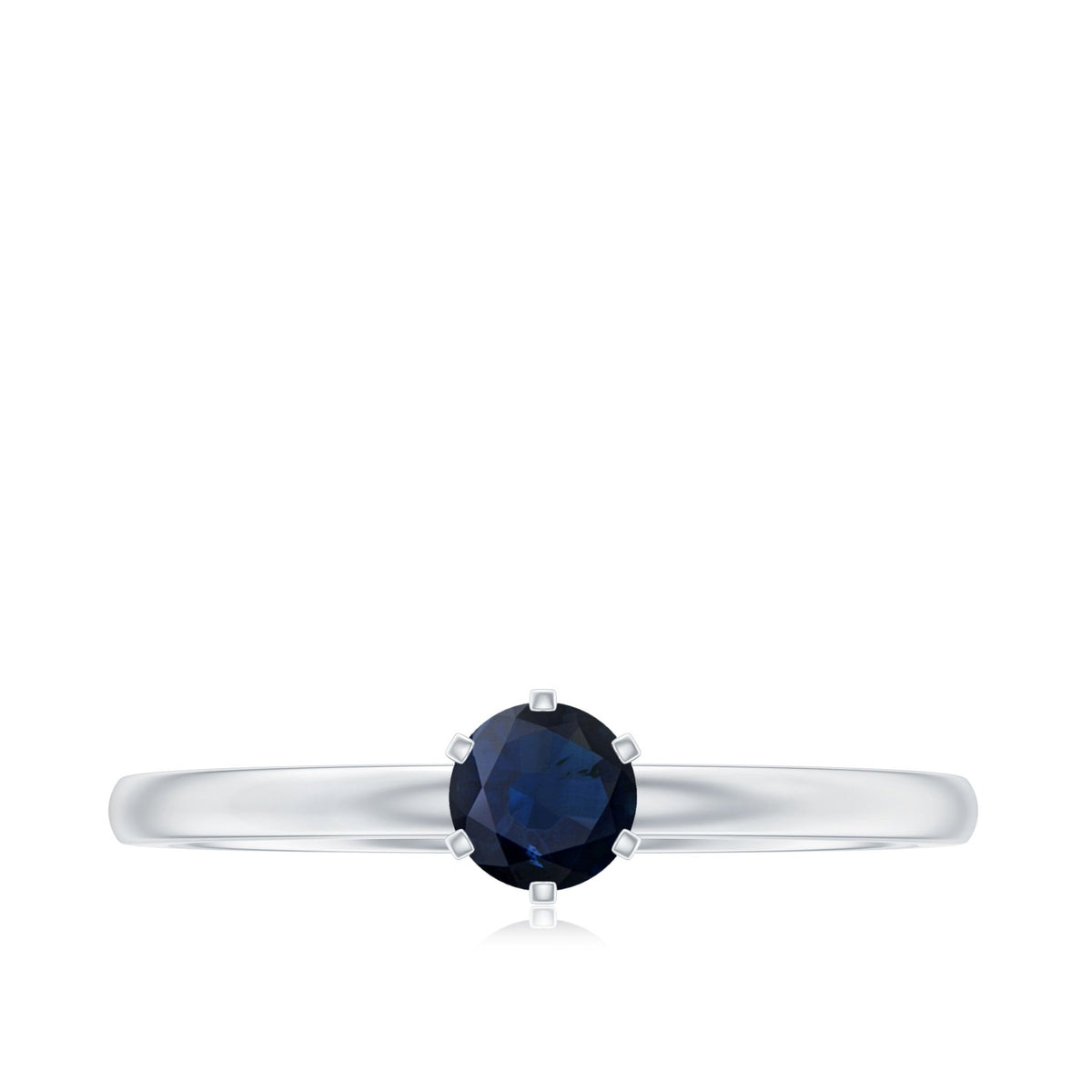 Blue Sapphire Ring, September Birthstone Ring For Women