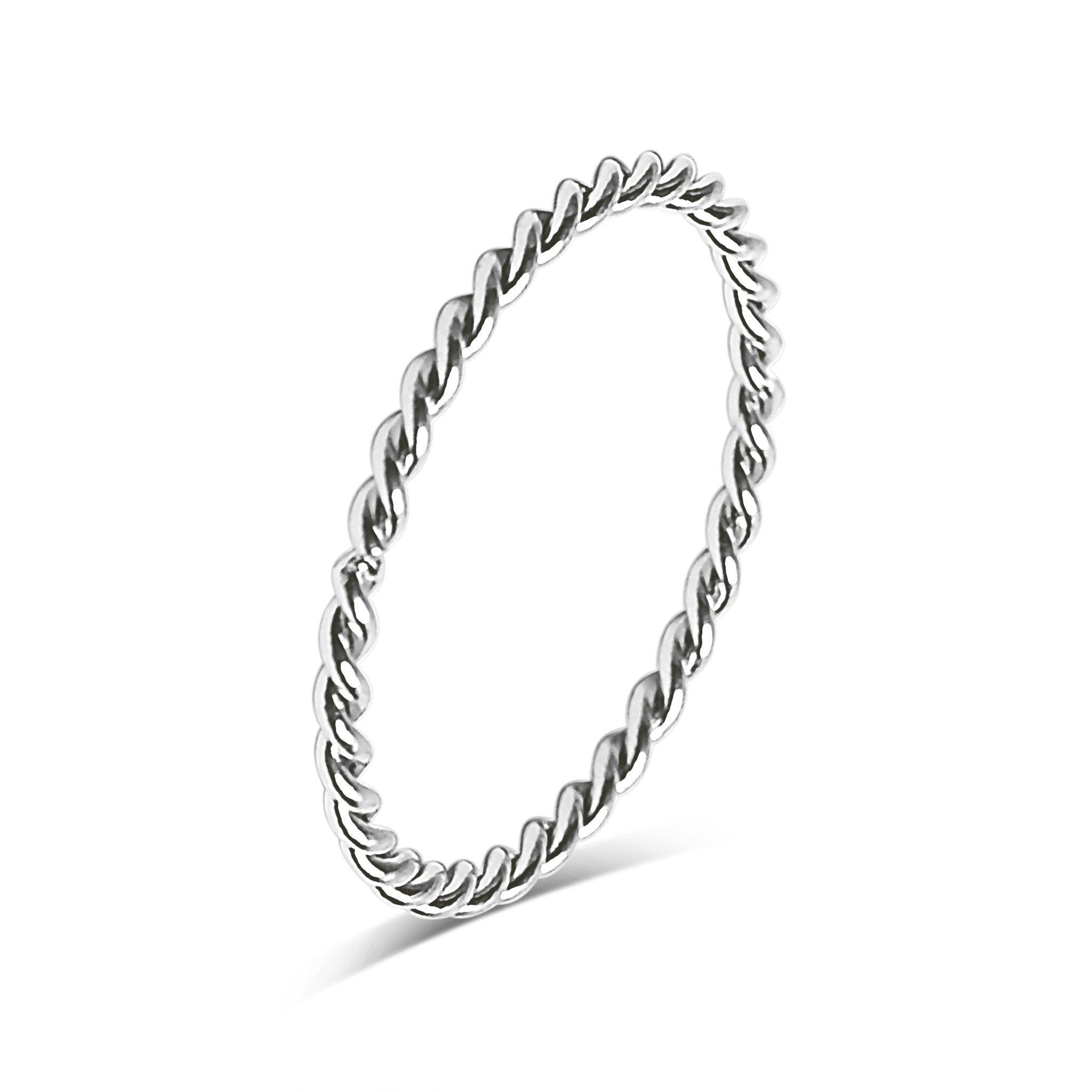 Braided Spacer Ring – Durable 316L Surgical Steel Gold Plated Band for Everyday Wear - Ring | Sunflower Soul Boutique