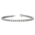 Moissanite Tennis Bracelet – 6ctw Lab Created Moissanite | 14K Gold Plated & Sterling Silver