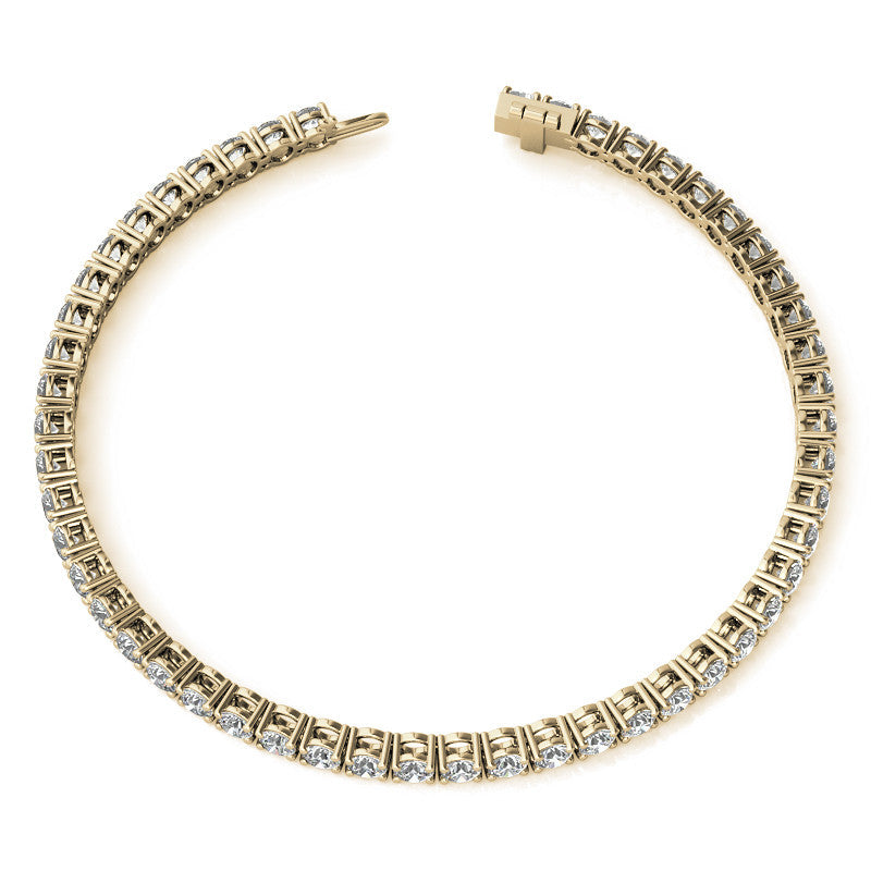 Moissanite Tennis Bracelet – 2CTW Created Moissanite Jewelry | Sterling Silver 7"