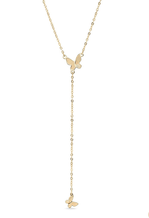 Butterfly Lariat Necklace