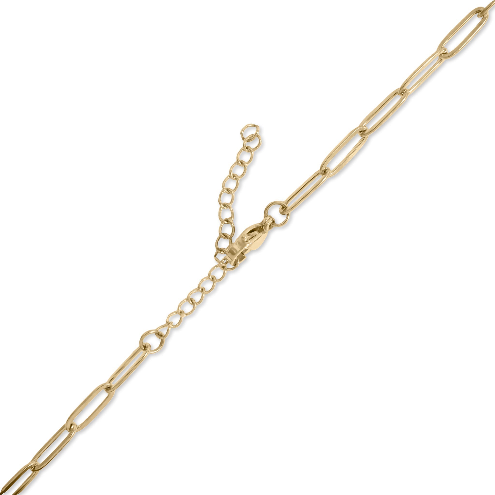 Cancer Awareness Necklace – 18K Gold Stainless Steel Chain with Carabiner Clasp - Necklaces | Sunflower Soul Boutique