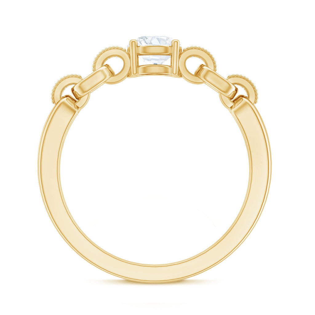 Certified 0.4 Carat Lab Grown Diamond Promise Ring For Her